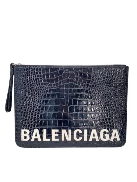 BALENCIAGA(バレンシアガ) / クラッチバッグ/レザー/618191・1090・V