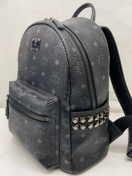 MCM(エムシーエム) / リュック/レザー/BLK/総柄/MMK6SVE37BK001