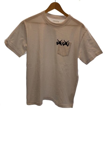 sacai(サカイ) / ×KAWS/Embroidery T-Shirt/2/コットン/ホワイト/21