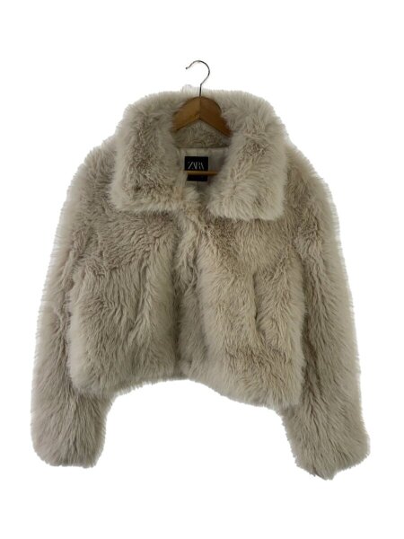 ZARA フェイクファーショート丈コート ZW COLLECTION ZARA フェイク