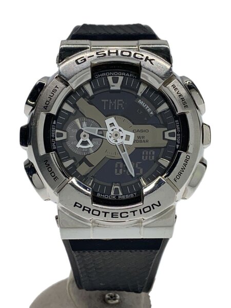 CASIO / クォーツ腕時計_G-SHOCK/デジアナ/ラバー/SLV/BLK/SS CASIO(カシオ) / クォーツ腕時計_G-SHOCK/デジアナ/ラバー/SLV/BLK/SS
