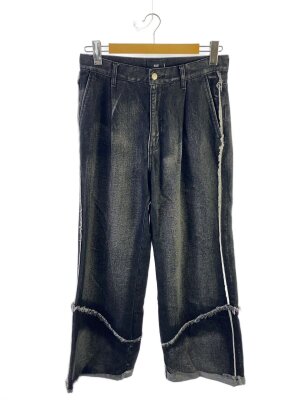 HARE◆スラックスパンツ/S/ポリエステル/BEG