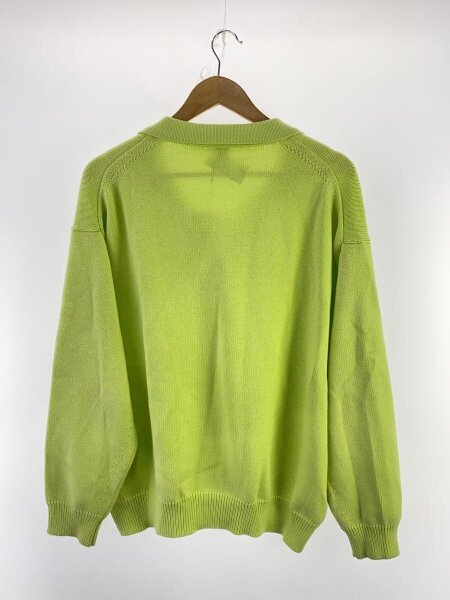 MEIAS / ニット・セーター(厚手)/L/コットン/GRN/無地/CSKP0-01 MEIAS(メイアス) / ニット・セーター(厚手)/L/コットン/GRN/無地/CSKP0