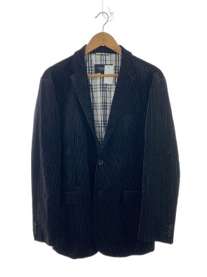 BURBERRY BLACK LABEL / テーラードジャケット/M/コットン/BLU/無地/D1E21-705-06/D1Q11-705-06 BURBERRY BLACK LABEL(バーバリーブラックレーベル) / テーラード