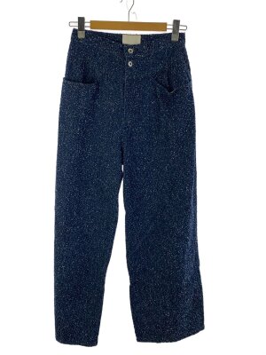 AMERI(アメリヴィンテージ) / HEM FRINGE EGG DENIM PANTS/ワイド