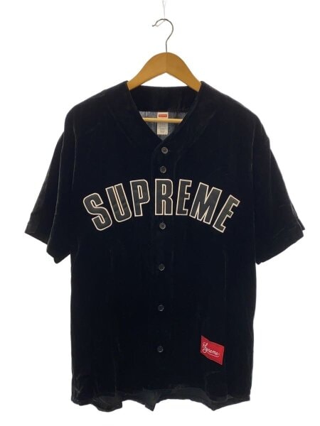 Supreme(シュプリーム) / 半袖シャツ/M/BLK/25SS/Velvet Baseball 