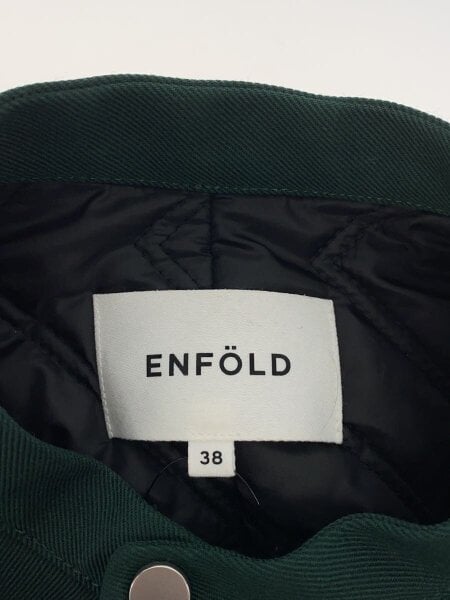 ENFOLD(エンフォルド) / ジャケット/38/コットン/GRN/300EA230-1160