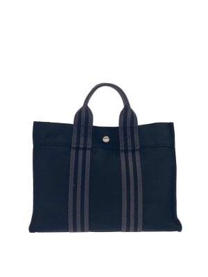 HERMES(エルメス) / フールトゥPM/トートバッグ/キャンバス/BLK | 中古