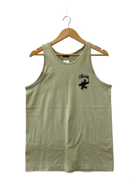 STUSSY(ステューシー) / タンクトップ/M/コットン/USA製/サーフマン