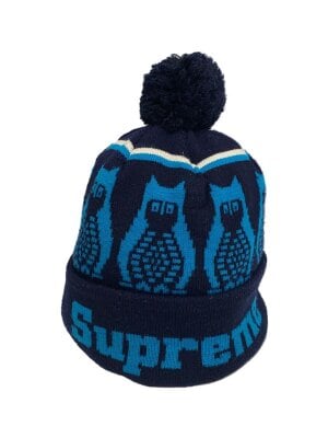 Supreme(シュプリーム) / ニットキャップ/--/アクリル/NVY/花柄