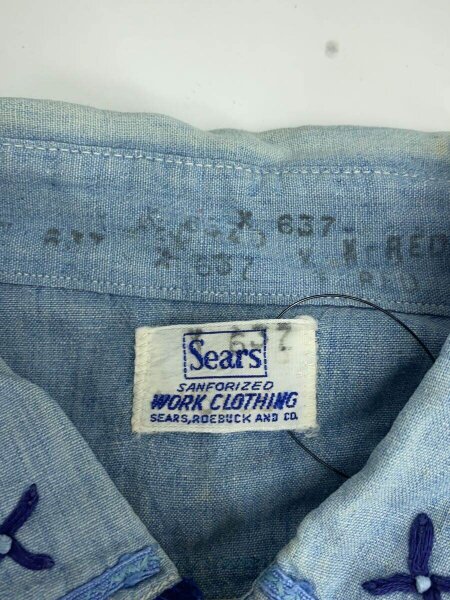 sears(シアーズ) / 50s～60s/シャンブシャツ/--/--/IDG// | 古着の販売