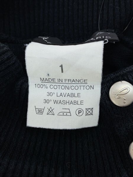 agnes b. / ニット・セーター(薄手)/1/コットン/BLK// agnes b.(アニエスベー) / ニット・セーター(薄手)/1/コットン/BLK