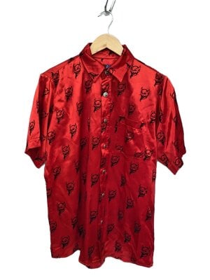 その他ブランド / DEER CREEK/半袖シャツ/--/--/RED/総柄 その他ブランド(ソノタブランド) / DEER CREEK/半袖シャツ/--/--/RED