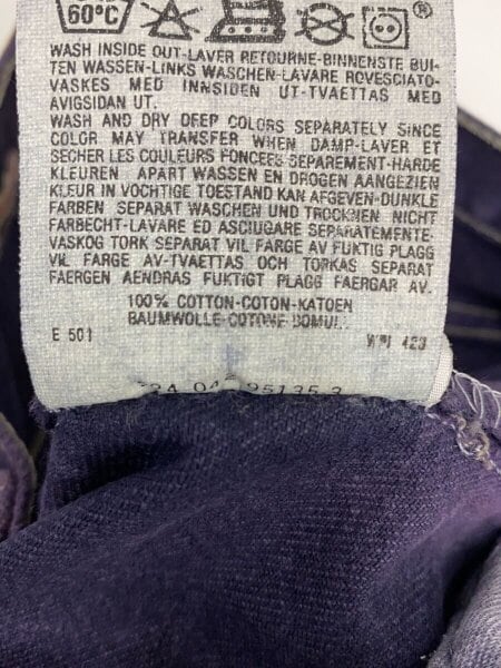 Levi's(リーバイス) / 501/90s/後染め/USA製/ボタン裏524/ブーツカット