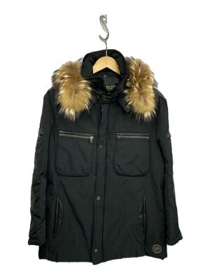 HUNTING WORLD / イタリア製/ダッフルコート/48/ナイロン/BRW/無地 HUNTING WORLD(ハンティングワールド) / イタリア製/ダッフルコート/48