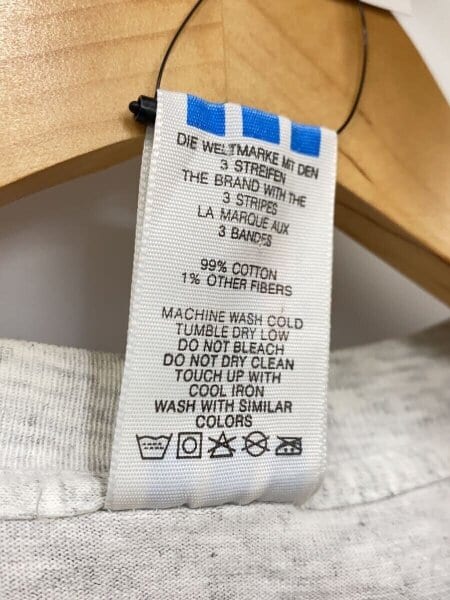 adidas(アディダス) / 90s/USA製/万国旗タグ/両面トレフォイル/Tシャツ