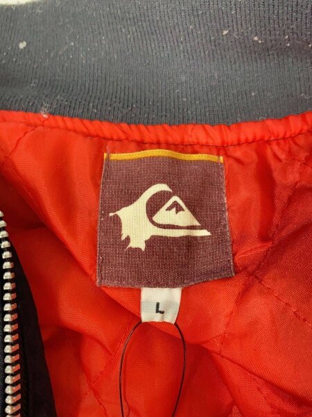 QUIKSILVER / 00s/Y2K/スカジャン/L/ポリエステル/BLK QUIKSILVER(クイックシルバー) / 00s/Y2K/スカジャン/L/ポリエステル
