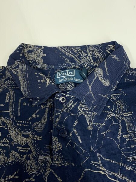 POLO RALPH LAUREN(ポロラルフローレン) / 地図柄/ポロシャツ/M 