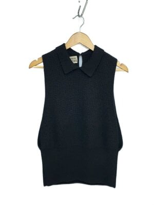 CORDERA ブラック ニットベスト Bshop（ビショップ）の「CORDERA | コットンニットベスト WOMEN