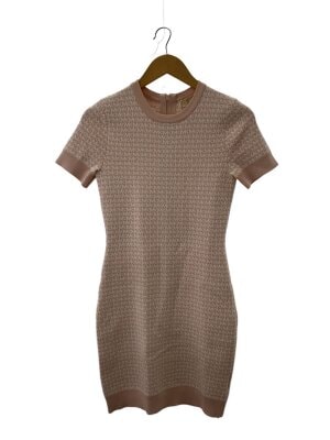 MICHAEL KORS(マイケルコース) / 半袖ワンピース/S/レーヨン/BLK/無地