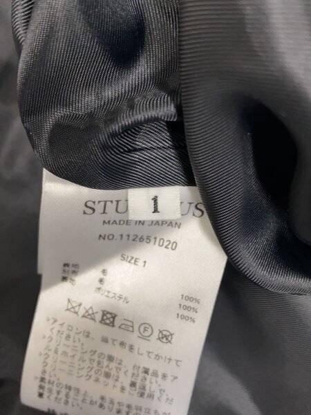 CULLNI × STUDIOUS / コート/1/ウール/NVY/チェック/112651020// CULLNI(クルニ) / コート/1/ウール/NVY/チェック/112651020// | 古着の