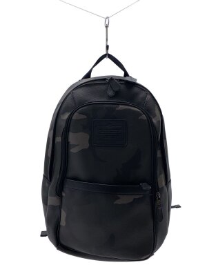 COACH(コーチ) / リュック/レザー/ネイビー/カモフラ/迷彩/F56876