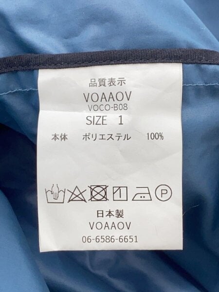 VOAAOV(ヴォアーブ) / ステンカラーコート/1/ナイロン/BLU/無地/VOCO