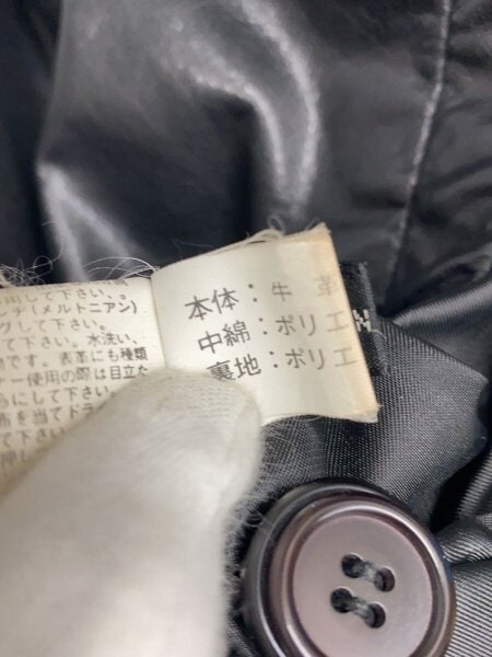 WIND ARMOR(ウィンドアーマー) / レザーハーフコート/LL/レザー/BLK