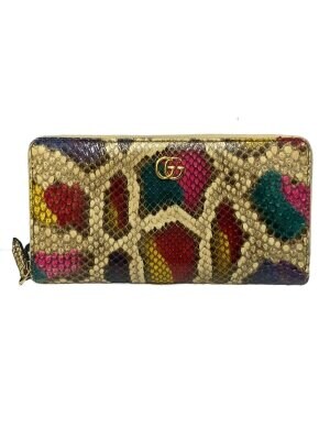 GUCCI(グッチ) / GGスプリーム/ラウンドファスナー長財布/PVC/総柄