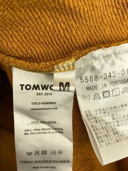 TOMWOOD(トムウッド) / ロゴパーカー/パーカー/M/コットン/ORN | 古着