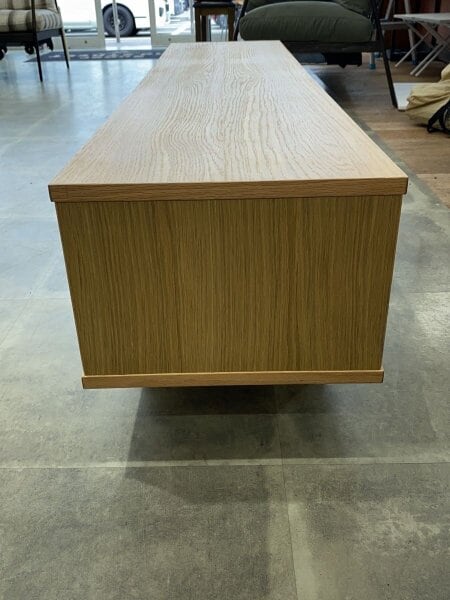 無印良品(ムジルシリョウヒン) / オーク材AVラック薄型/引戸/テレビ