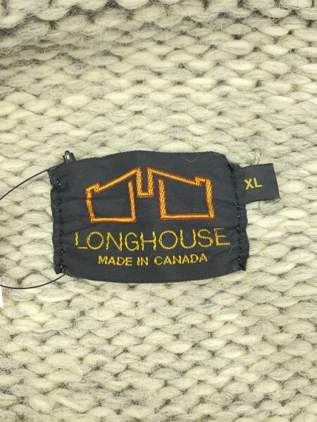 LONGHOUSE(ロングハウス) / カナダ製/カウチンニットカーディガン/XL 