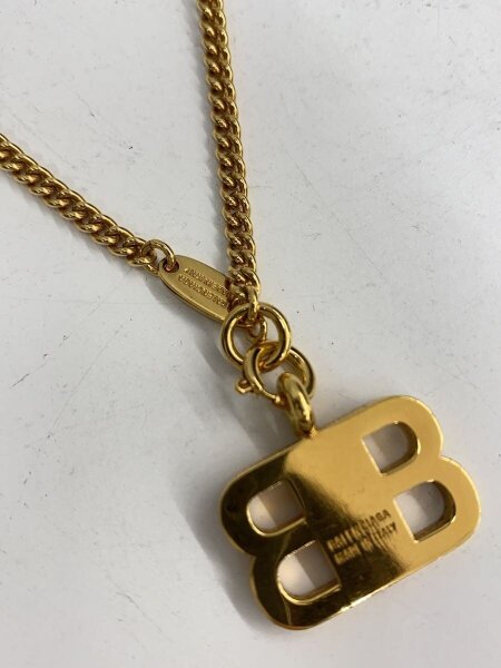 BALENCIAGA(バレンシアガ) / BBロゴ/チェーンネックレス/--/GLD/トップ