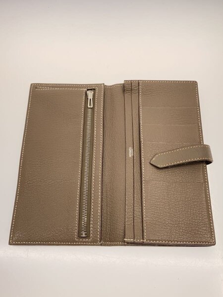HERMES(エルメス) / ベアン/長財布/レザー/BEG/レディース | 中古品の 