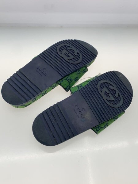 GUCCI(グッチ) / GG Canvas Slide Sandal/スライドサンダル/41/GRN