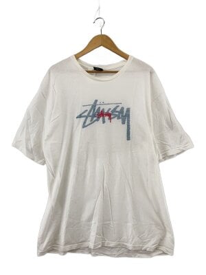 STUSSY(ステューシー) / Tシャツ/XL/コットン/WHT/プリント/elvin