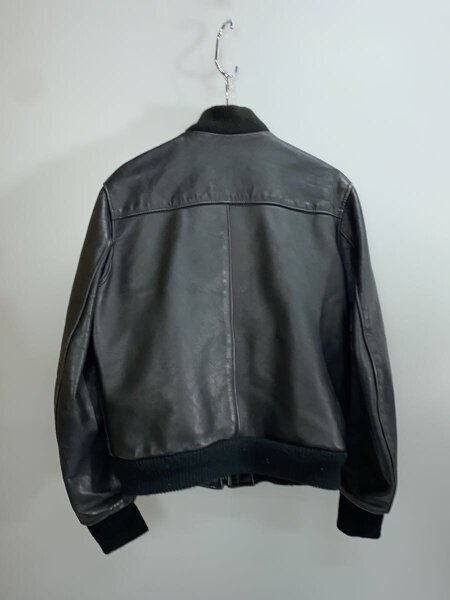 Schott(ショット) / レザージャケット・ブルゾン/38/レザー/BLK/無地