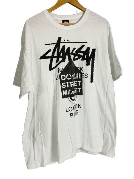 STUSSY(ステューシー) / Tシャツ/XL/コットン/WHT | 古着の販売・通販 