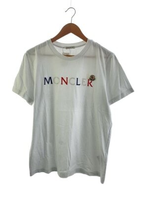 MONCLER(モンクレール) / Tシャツ/M/コットン/WHT/プリント/C-SCOM-19
