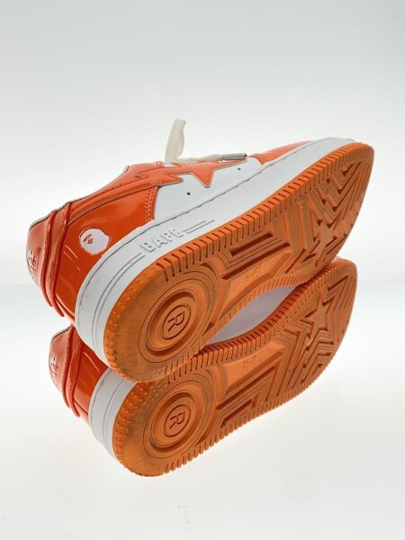 BAPE STA!(ベイプスタ) / ローカットスニーカー/24.5cm/ORN/エナメル 