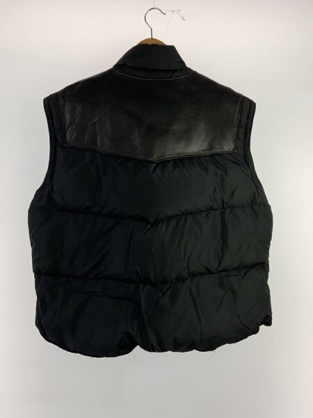 Schott(ショット) / ダウンベスト/48/レザー/90s/BLK | 古着の販売 