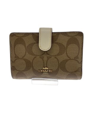 COACH(コーチ) / 2つ折り財布/PVC/BRW/総柄/レディース/F76857 | 中古