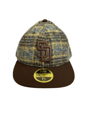 NEW ERA(ニューエラ) / キャップ/7 3/8/ポリエステル/BRW/無地/メンズ