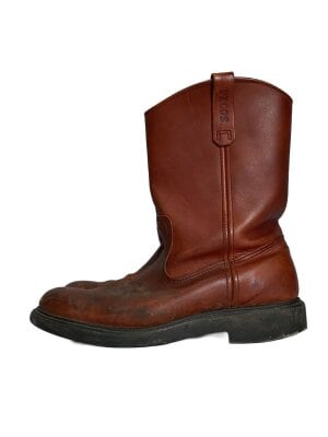 RED WING(レッドウィング) / ブーツ/27cm/BRW/レザー/8134/ベロ擦れ有