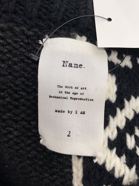 Name.(ネーム) / ニット・セーター(厚手)/L/ウール/BLK | 古着の販売 