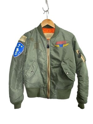 美品✨アヴィレックス USA製 MA-1 フライトジャケット Mサイズ　カーキ AVIREX(アヴィレックス) / USA製 MA-1 FLIGHT JACKET/フライト