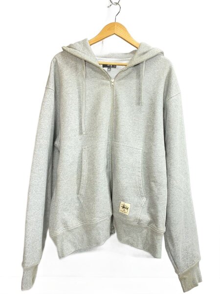 STUSSY(ステューシー) / ジップパーカー/L/コットン/GRY/118460 | 古着 