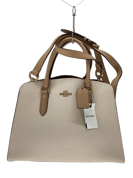 COACH(コーチ) / ショルダーバッグ_オールレザー/レザー/WHT// | 中古 