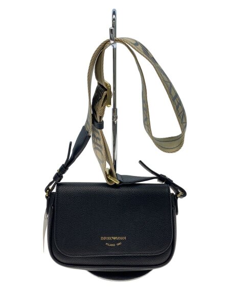 EMPORIO ARMANI(エンポリオアルマーニ) / ショルダーバッグ/レザー/BLK 