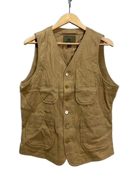 Nigel Cabourn(ナイジェルケーボン) / ベスト/50/リネン/BRW